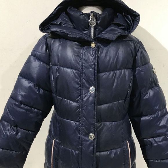 Michael Kors Other - EUC MICHAEL KORS GIRL’S FLEECE LINED ZIP UP HOODED PUFFER COAT Size 5/6